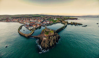 Dunbar Castle Aerial Safe